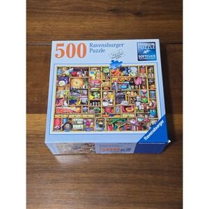 Ravensburger 500 Piece Premium Puzzle Kitchen Cupboard Softclick Technology